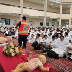 القسم النسائي بالهلال الاحمر بمنطقة جازان يحتفي بااليوم العالمي للإسعافات الأولية بكادي مول