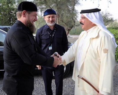 فخامة الرئيس الشيشاني / رمضان قادريوف – في زيارة لمملكة البحرين