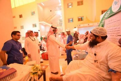 “الحازمي” يدشن حملة تبرع بالدم بتعليم صبيا