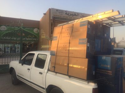 العيون الخيرية تقدم 27 جهاز كهربائي للمستفيدين  بتكلفة تتخطى الـ 50 ألف ريال