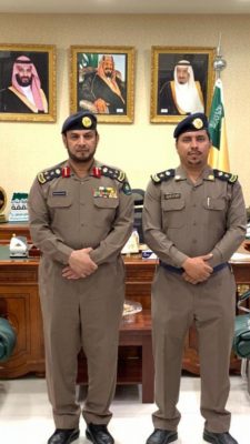 مدير عام الدفاع المدني بجازان يقلد “مسعود القحطاني” رتبته الجديدة