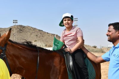 أطفال مركز الملك عبد الله بن عبد العزيز لرعاية الأطفال المعوقين بجدة يحتفلون بمرور 5 سنوات على مبايعة خادم الحرمين الشريفين الملك سلمان حفظه الله