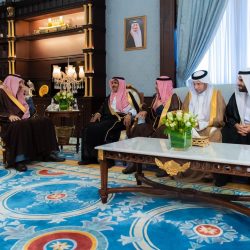 سمو امير الباحة يقلد الغامدي رتبة رائد