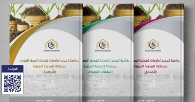 دراسة تحديد أولويات تمويل العمل الخيري بمنطقة المدينة المنورة
