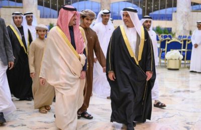 وزير الداخلية الإماراتي يصل إلى الرياض