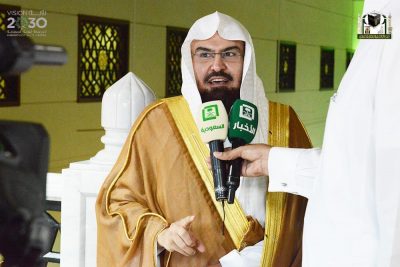 الشيخ الدكتور السديس: مواقف المملكة واضحة ساطعة عربياً وإسلامياً وعالمياً