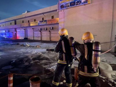 مدني جدة يسيطر على حريق محطة الحرازات