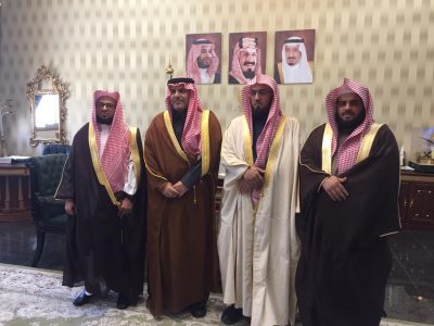 رئيس هيئة الأمر بالمعروف بمحافظة الطائف يزور معالي محافظ الطائف