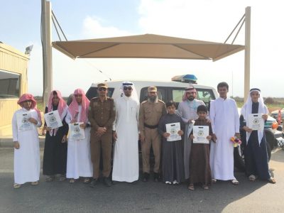 طلاب فكرية الحصمة وتحفيظ الأحد يشاركون في حملة “أمنكم وسلامتكم هدفنا”