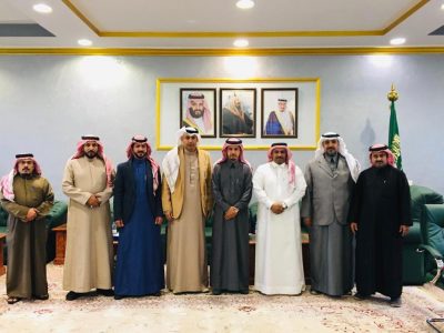 محافظ بني حسن يلتقي رئيس وأعضاء المجلس البلدي بالمحافظة