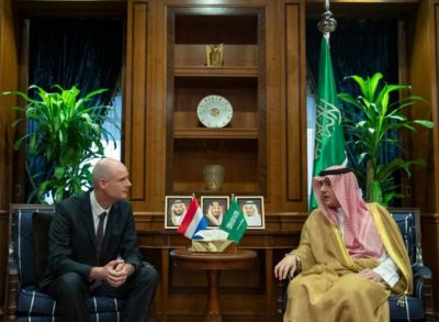 الوزير الجبير يستقبل وزير خارجية هولندا
