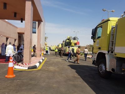 مدني القنفذة يقيم فرضية بمستشفى المظيلف