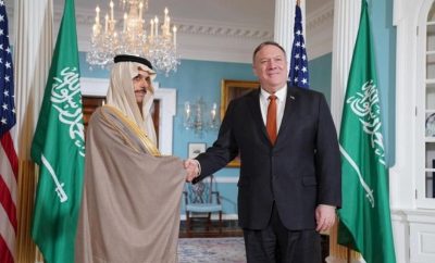 فيصل بن فرحان يبحث مع بومبيو أوجه التعاون والتنسيق المتبادل إزاء القضايا محل الاهتمام المشترك