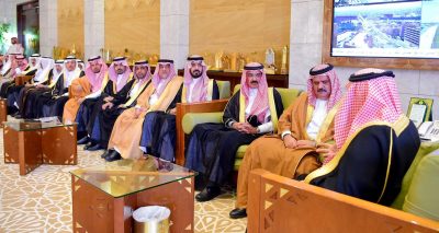 سمو الأمير فيصل بن بندر يستقبل رئيس مجلس الغرف السعودية