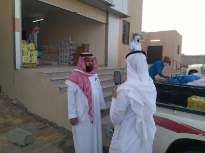 جمعية “روافد النصبة ” تمد يد العون بحملة نحن معكم للأسر والمستفيدين