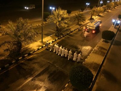بلدية حجر تسابق الزمن في التعقيم والتنظيف