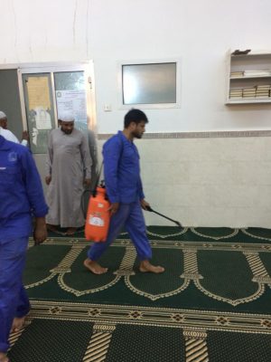 الشؤون الإسلامية في جازان تواصل عمليات برنامج تعقيم المساجد والجوامع في مرحلته الثانية