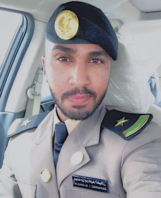 الملازم مهند الغيلان يتلقى التهاني بمناسبة التخرج
