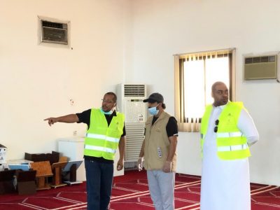 متطوعو نبض الحياة بتبوك يشاركون في تعقيم المساجد