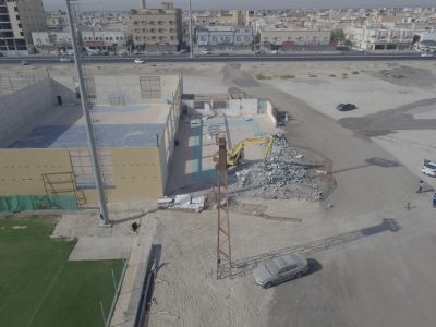 العدالة يعيد بناء الملاعب الخارجية