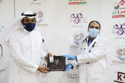 تكريم أبطال الصحة والمتطوعين في مبادرة “احنا معاكم”
