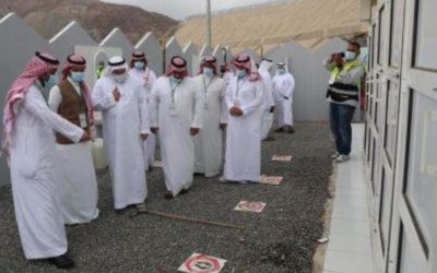 هيئة تطوير منطقة مكة المكرمة تفرض التباعد الاجتماعي عند رمي الجمرات
