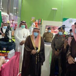 نائب الحيفة وأعيان القبيلة يستقبلون فريق شامخات بيشة