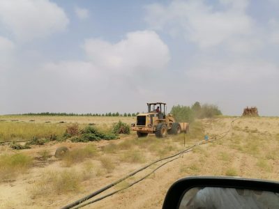 تعديات القوز تزيل مخالفات وإحداثات شمال المركز