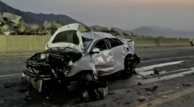 إصابات في حادث انقلاب مركبة في منتصف عقبة حزنة بالباحة