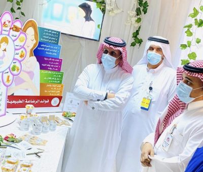 مدير مستشفى صامطة يدشن عيادة التغذية الافتراضية