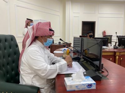محافظ ضمد الغامدي يترأس إجتماع مشايخ المحافظة ومركز الشقيري