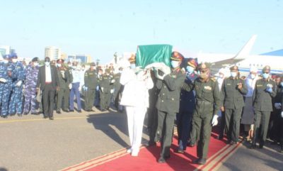 جنازة عسكرية وتشييع رسمي لزعيم حزب الإمة السوداني