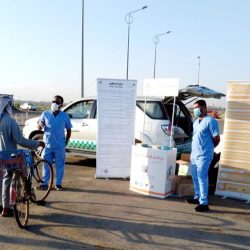 حملة التطعيم ضد الإنفلونزا الموسمية التي أطلقها نادي الفتح تشهد إقبالًا كبيرًا