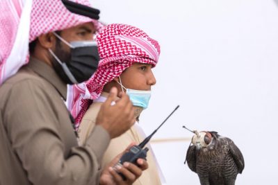 حضور لافت وتشجيع من صغار السن في مهرجان الملك عبدالعزيز