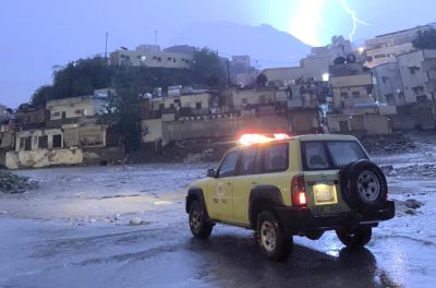 “الدفاع المدني “يهيب بالجميع إلى توخي الحذر لإحتمالية هطول أمطار رعدية على بعض مناطق المملكة