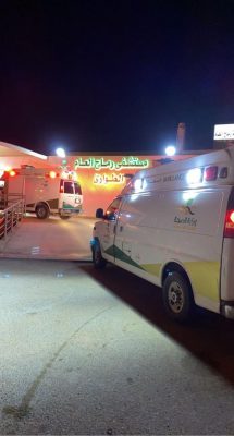 مستشفى رماح العام يستقبل 8 مصابين و 3 وفيات في حوادث مرورية خلال يوم واحد