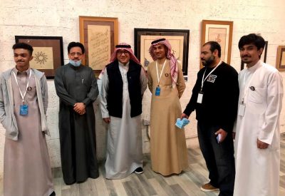 حضور وتفاعل جماعة الخط العربي بالقطيف بمعرض الخط العربي بالأحساء