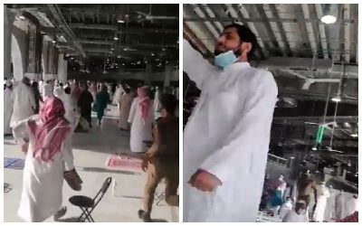 القبض على شخص في الحرم المكي يردد شعارات داعش