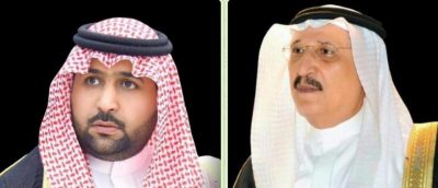 سمو أمير منطقة جازان وسمو نائبه يعزيان شيخ قبيلة آل حسن والمعالمة في وفاة والده