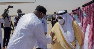 رئيس جمهورية جامبيا يصل الرياض