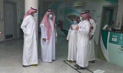 محافظ الدرب يتفقد مركز الرعاية الأولية ومركز لقاحات فيروس كرونا