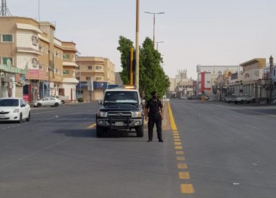 تواجد الدوريات والمرور جراء انقطاع الكهرباء بشرورة