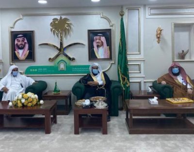 مدير هيئة الأمر الحدود الشمالية يزور مدير عام فرع وزارة الشؤون الإسلامية والدعوة والإرشاد بالمنطقة