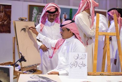 29 فناناً من 10 دول يعرضون إبداعاتهم أمام جمهور معرض الصقور والصيد السعودي الدولي غرة أكتوبر