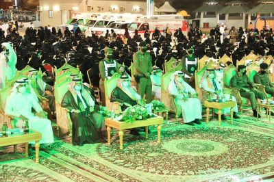 أهالي محافظة المندق يحتفلون باليوم الوطني الواحد والتسعين
