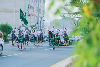 محافظة قلوة تحتفل باليوم الوطني الواحد والتسعين
