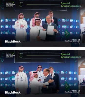 السعودية تدشن رسمياً الصندوق الوطني للبنية التحتية بالشراكة مع بلاك روك
