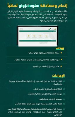 “العدل” تعلن إتمام ومصادقة عقود الزواج لحظيًا عبر “ناجز”