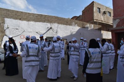 موظفو وموظفات البنك العربي الوطني ينفذون مبادرة تطوعية لترميم منازل الأسر المتعففة