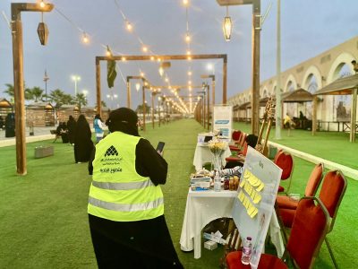 بلدية محافظة صبيا وفرقها التطوعية تُشارك الكلية الجامعية فعاليات أسبوع المهنة